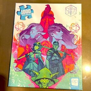 1000 pieces puzzle , vox machina critical role puzzle, rarely used
